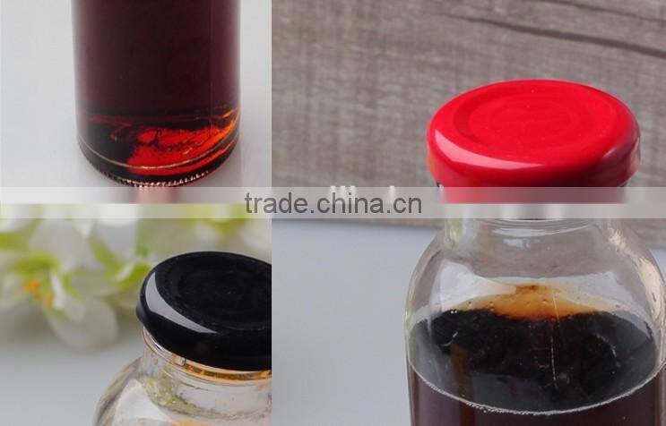310ml beverage bottle / glass bottle with metal cap