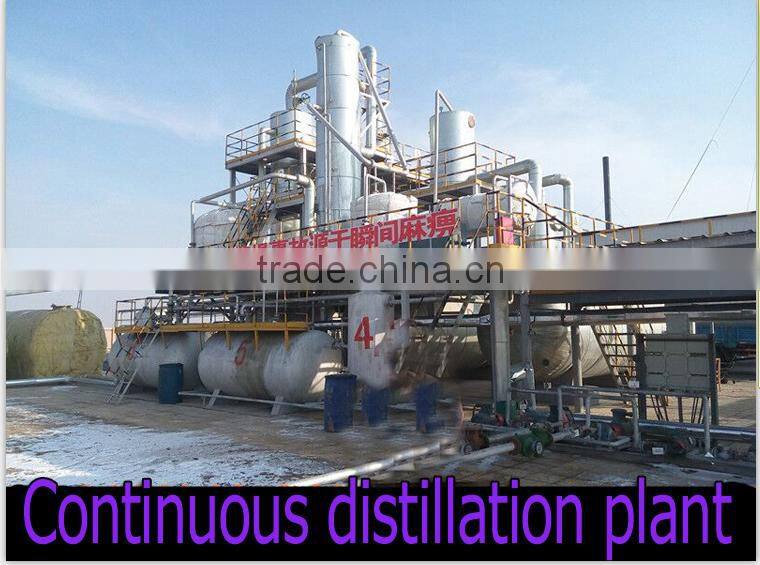 Time saving used engine oil recycling equipment