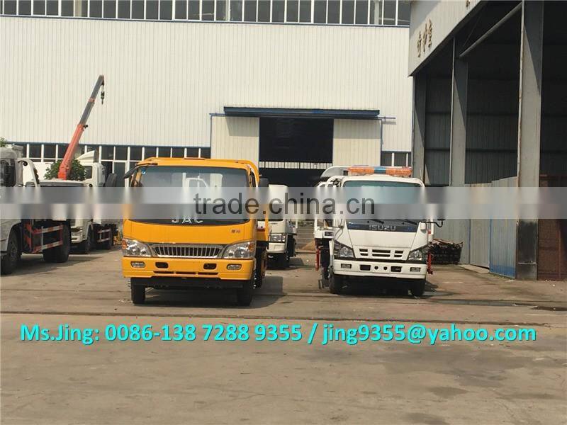 Good quality 3800 / 3815mm wheelbase flatbed tow truck platform 5600*2350 mm on sale in the South America