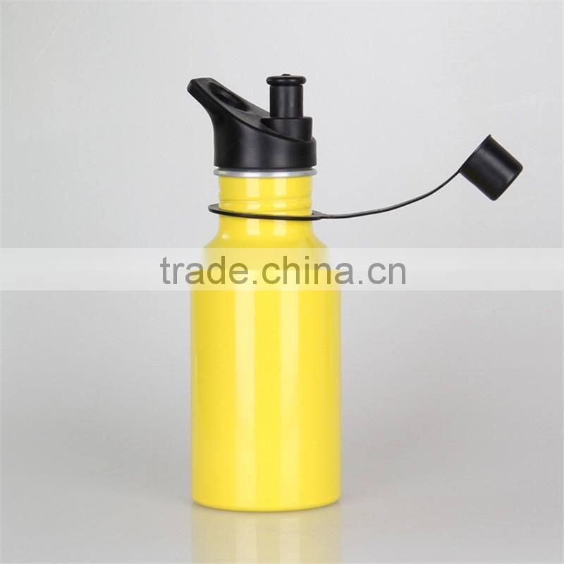 350ml Sport Aluminum Water Bottle with private lable and hand strings