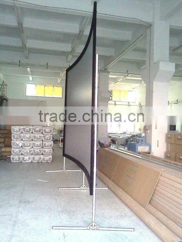 double tube for extra large fast fold screen/Fast portable screen