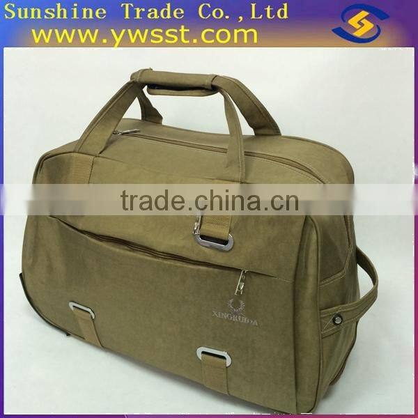 Retro-style compass luggage trolley bag(HL10)