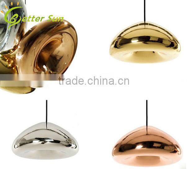 Modern Glossy Decorative Hanging Glass Pendant Light