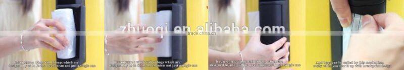 2014 new patent design eco friendly with garbage bags trash can