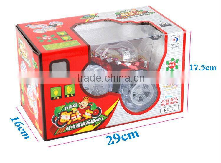 rc stunt car LED light wheels remote control rc car