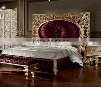new arrival luxury solid wood princess furniture bedroom