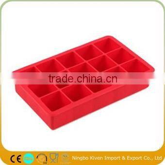 BPA Free Square Shaped Silicone Ice Cube Tray