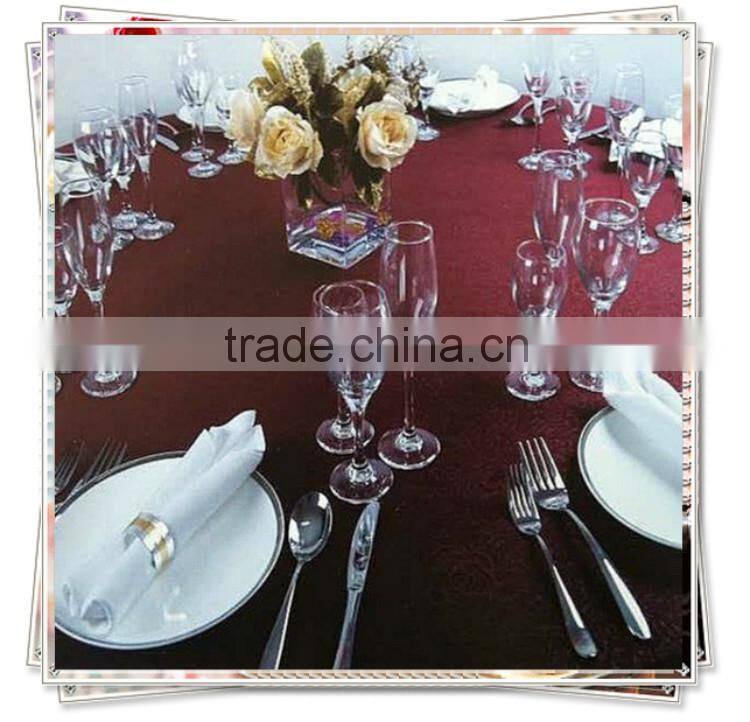 100% polyester western fitted table cloth