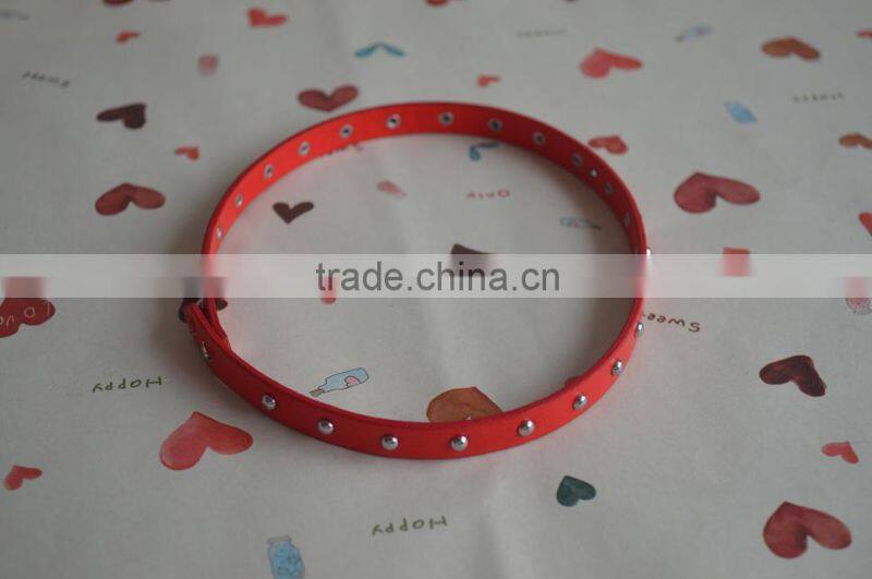 Wholesale Fashion Mushroom Riveting Leather Bracelet