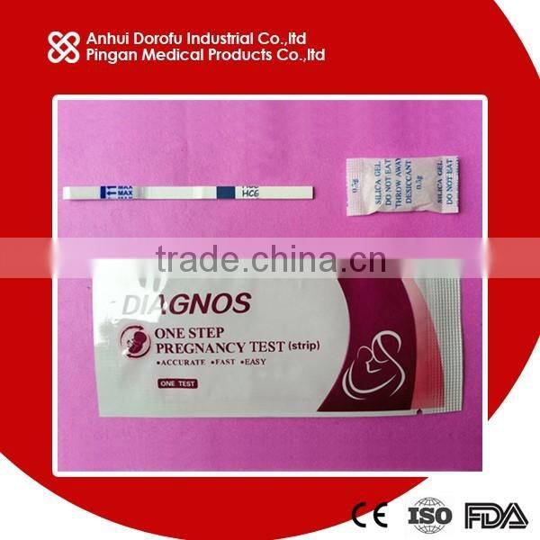 One stop HCG Pregnancy rapid test cassette CE&ISO&FDA