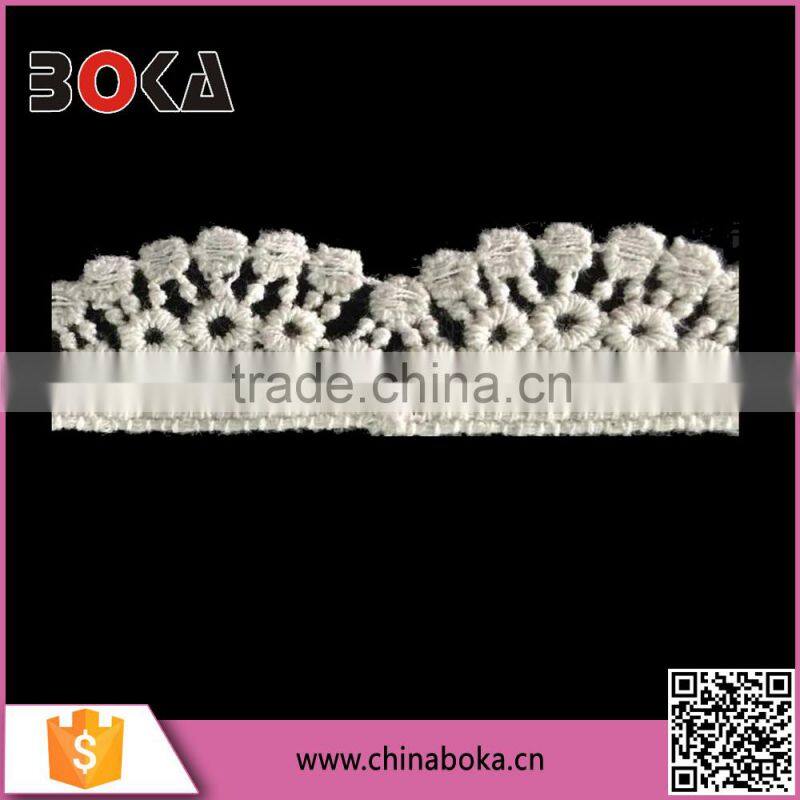BOKA Chemical Lace ,Wholesale Cotton Guipure Crochet Water-Soluble Lace Trim