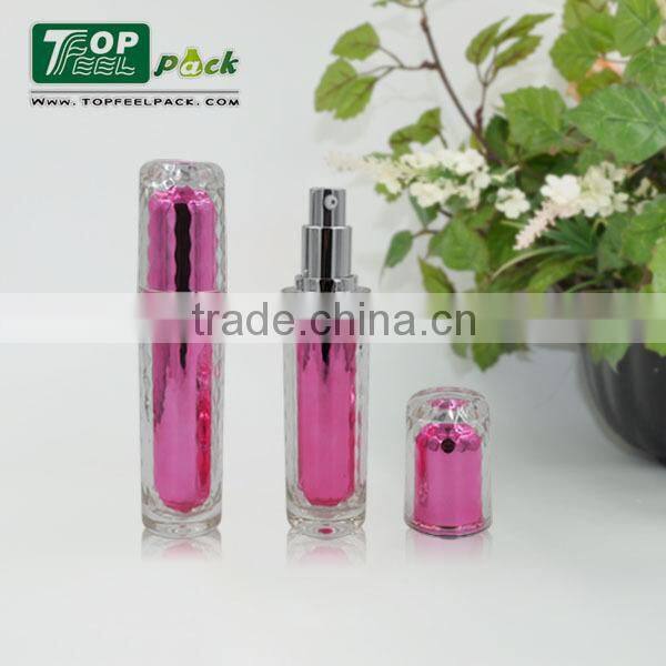 2015 Luxury Acrylic Plastic Skincare Bottle with Pump Dispenser