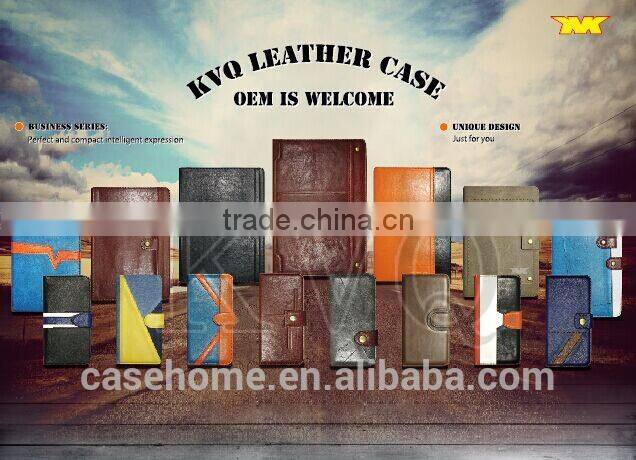 Best selling customized pattern printing pu for HUAWEI Mate7 cases with credit card slot