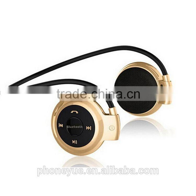2016 newest mini 503 neckback sport wireless bluetooth stereo headset with microphone