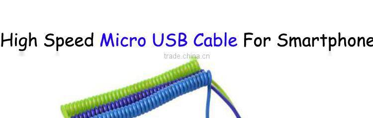 Fashionable Colorful Micro USB Cable For Smartphone Android,High Quality Right Angle Micro/USB Cable For Samsung USB Cable