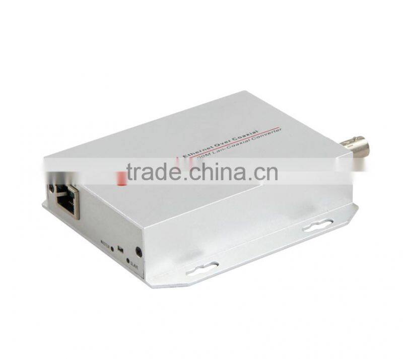 10/100M EOC Ethernet over coax converter with 1x BNC Port and POE