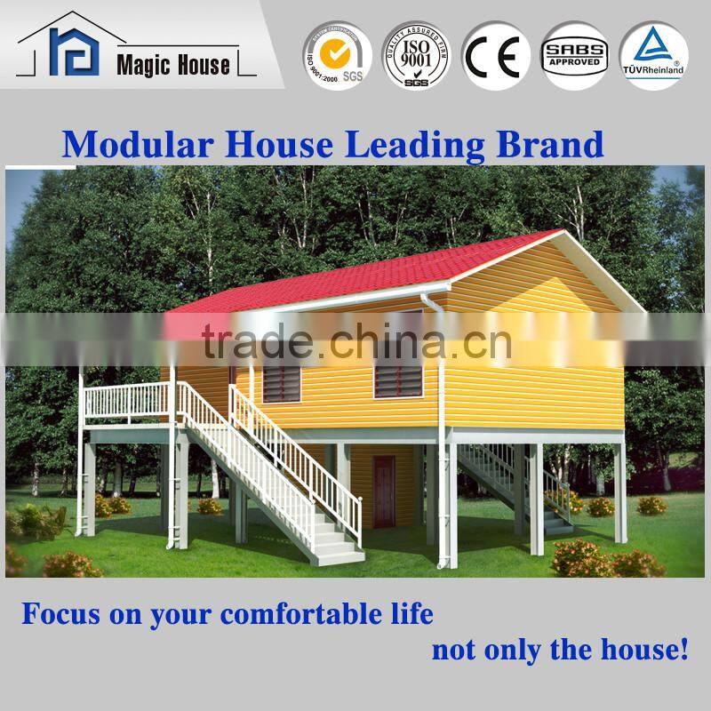 Environmental Fast installing High Quality small hotel/family low cost prefab building/modular home modern