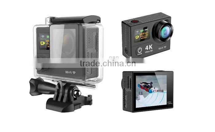 Full HD 1080p WiFi 4K 15fps Sport Camera Dual Screen 170 degree visual angle 12MP