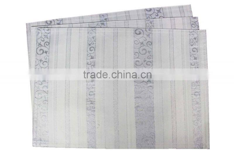 Elegant 100% Polyester Dining Jacquard Custom Made Placemats