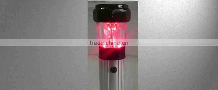 JF Plastic Camping lantern,emergency 2 red led +9 staw hat led light ABS flashlight,multifunctional flashlight with magnet