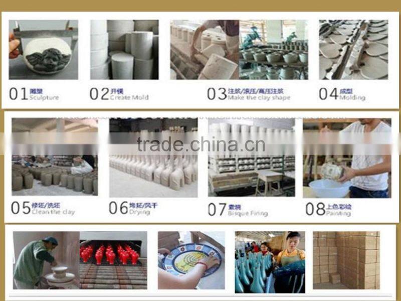 2016 modern ceramic decoration 3 pic a set silver white jar for living room