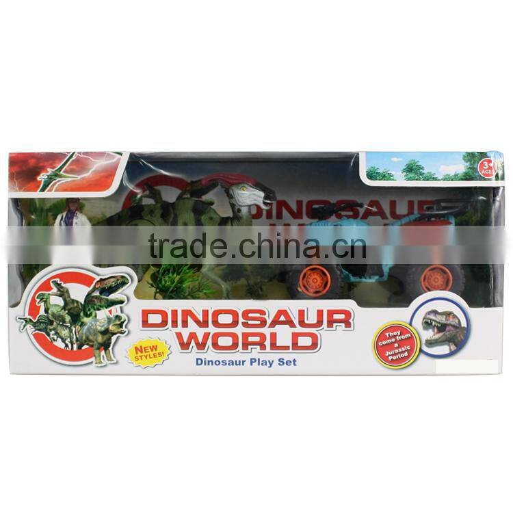 OEM manufacturer plastic dinosaur toys set for kids play
