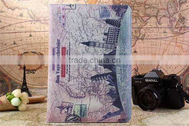 Tablet leather cover retro style case for ipad mini,for ipad mini 3/2 case
