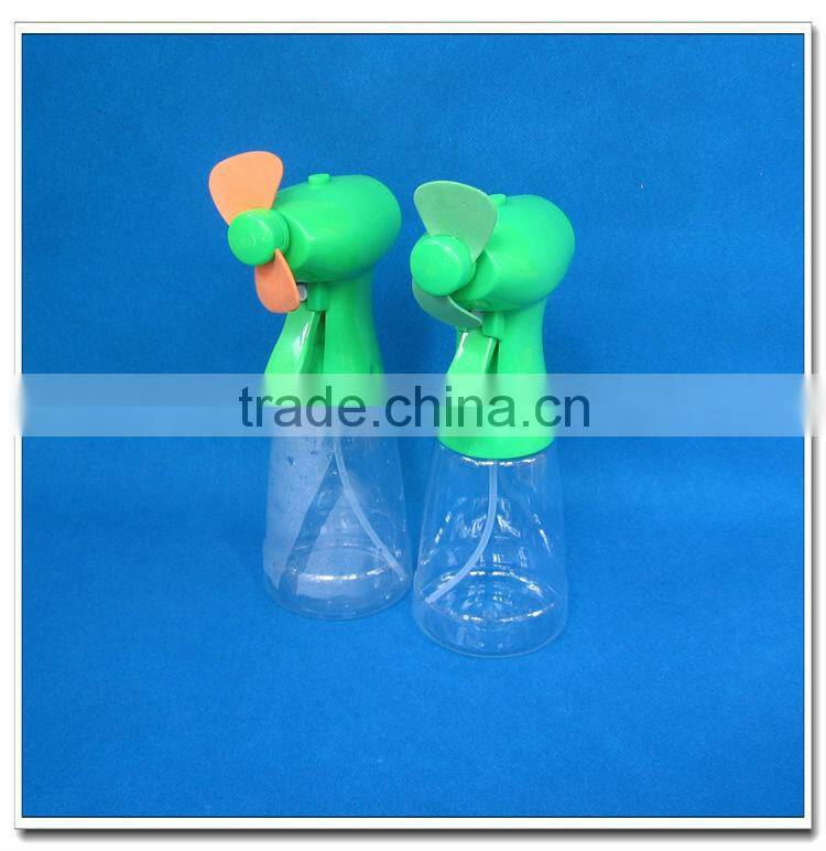 NingBo supplier advertsing gifts water bottle spray fan
