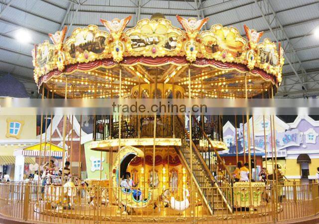 New Design Double Carousel Merry Go Around
