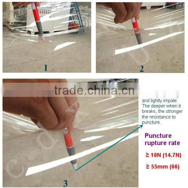 Strong Tensible Rate China Stretch Black Wrap Film