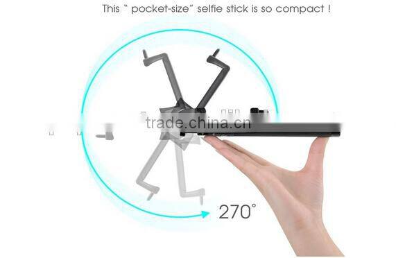 Selfie Stick 2015 Fashionable Wireless Mbile Phone Monopod Selfie Stick Bluetooth Monopod
