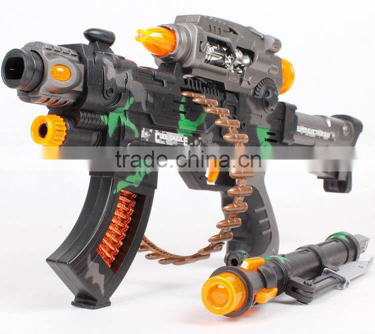 sgun-64211218B electric toys gun 65cm long emulational electric infrared submachine gun for kids