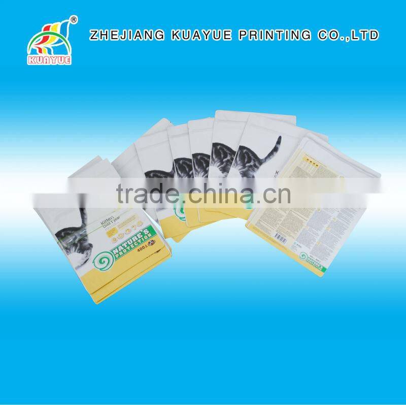 Customized New High Quality Zipper Standup Pouch for Cat Food