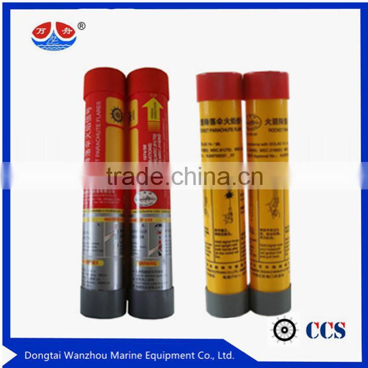 Red Hand flares signal