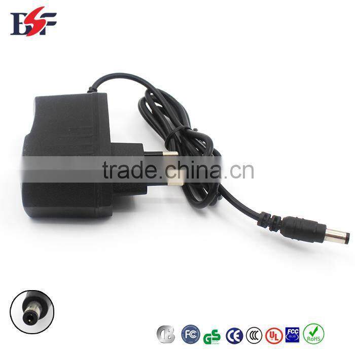 9w EU plug adapters with CE RoHs GS