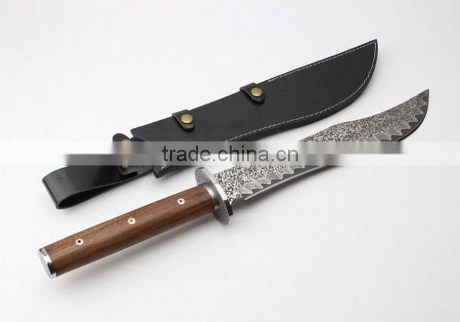Combat tactical survival fixed blade knife saber knife of Ming dynasty