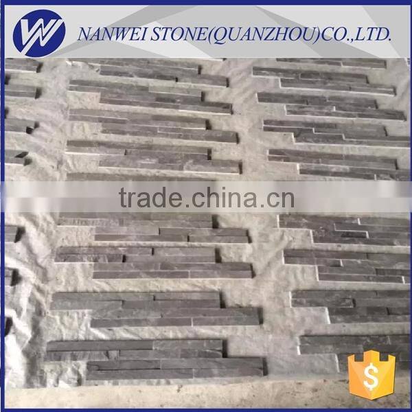 Dark color natural slate tiles for wall covering