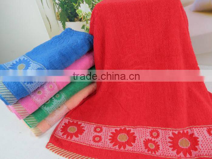 100% cotton gift towel set packing made in china wholesale
