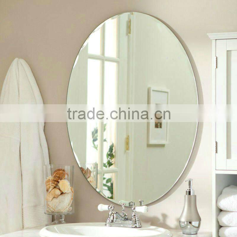 3mm 4mm 5mm Bathroom Mirror Frameless Mirror ,Vanity Mirror ,Bathroom mirror