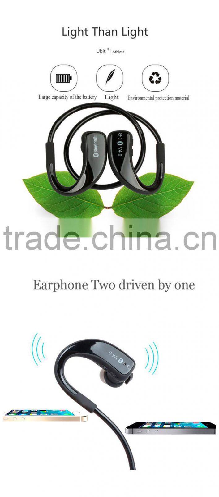 SM808 Bluetooth V4.0 Earphone HIFI In Ear Earbud Headphones Wireless Sports Stereo Bluetooth Headset High Definition Sweatproof