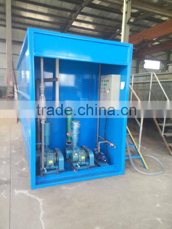 underground packaged waste water treatment plant for domestic sewage