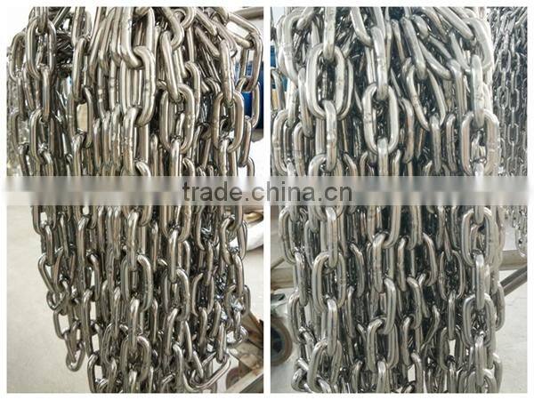 Stainless welding chains
