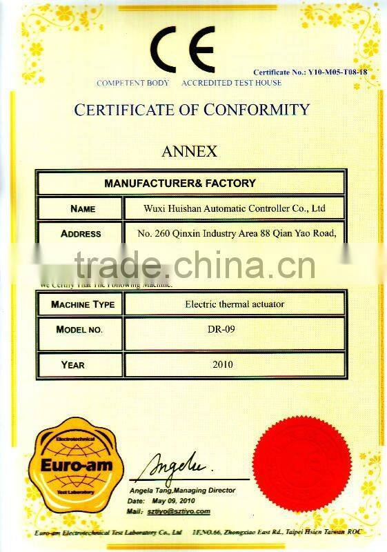 DR-09 Electric thermal actuator