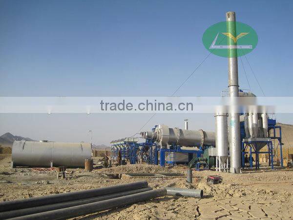 Mobile Type Mini Asphalt Mixing Plant with 25t/h Production Capacity/Water Dust Filter