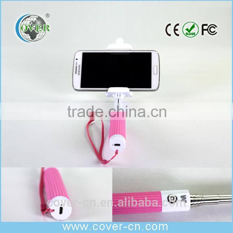 2015 Newest bluetooth Wireless monopod camera monopod Selfie stick for Camera & smart phone