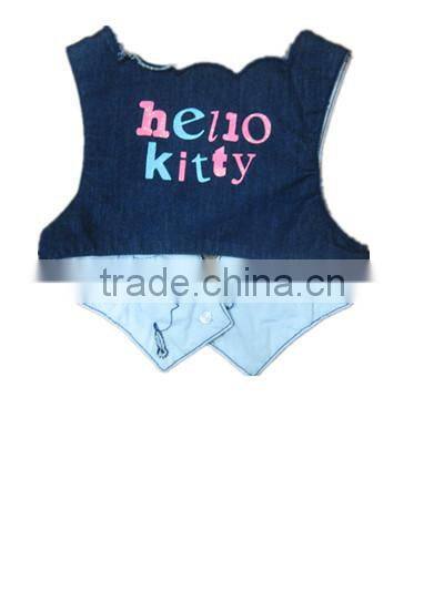 soft garment washing waistcoat denim bolero vest baby bolero China manufacturer