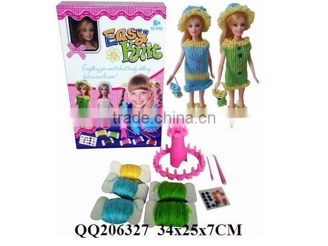 DIY wool knit play set ear muffs