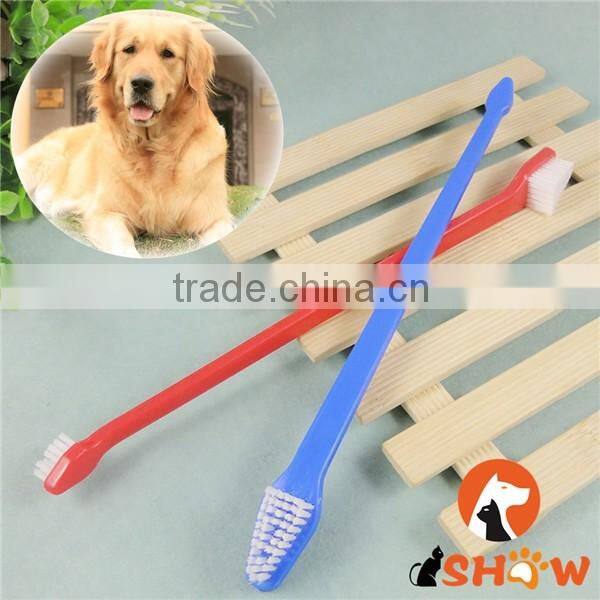 Puppy Brush Dental Care New Pet Dog Plastic Clean Toothbrush Grooming Tool