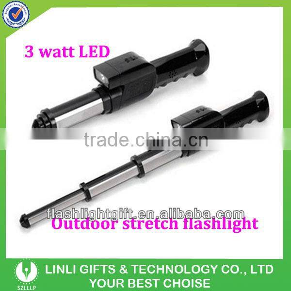 3 Watt Led Rechargeable Stretch Outdoor Flashlight