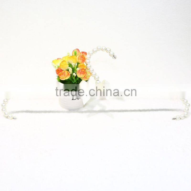 Pear beadedl clothes hanger for sale